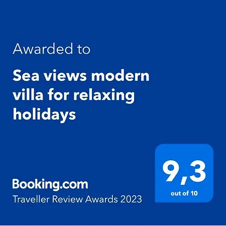 Sea Views Modern For Relaxing Holidays Villa